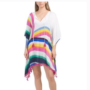 Sunshine 79  Rainbow Swimsuit Coverup Tunic. Size S/M